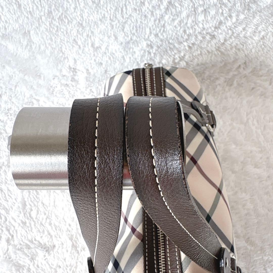 美品✨BURBERRY BLUE LABEL　ミニボストン　ノバチェック　ピンク