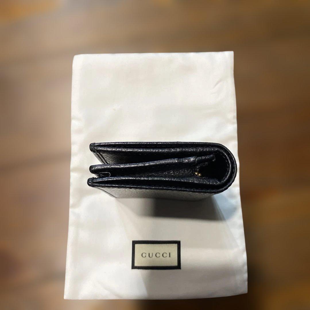 ✨極美品✨グッチ GG マーモント 二つ折り 財布 シリアルNO456126