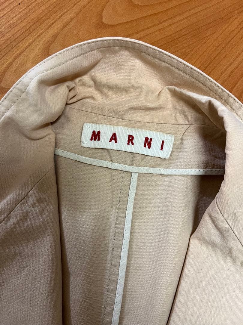 n*n様 MARNI ベージュ テーラードジャケット　サイズ48