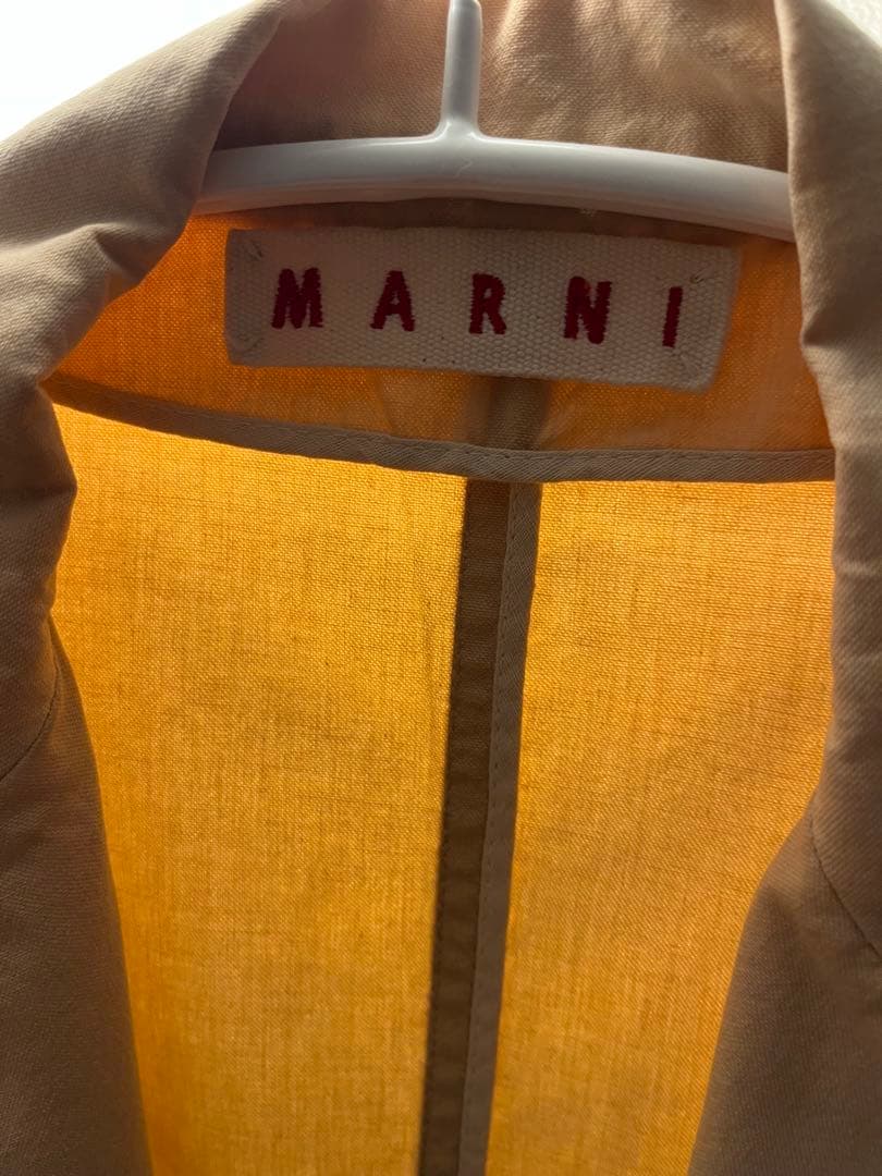 n*n様 MARNI ベージュ テーラードジャケット　サイズ48