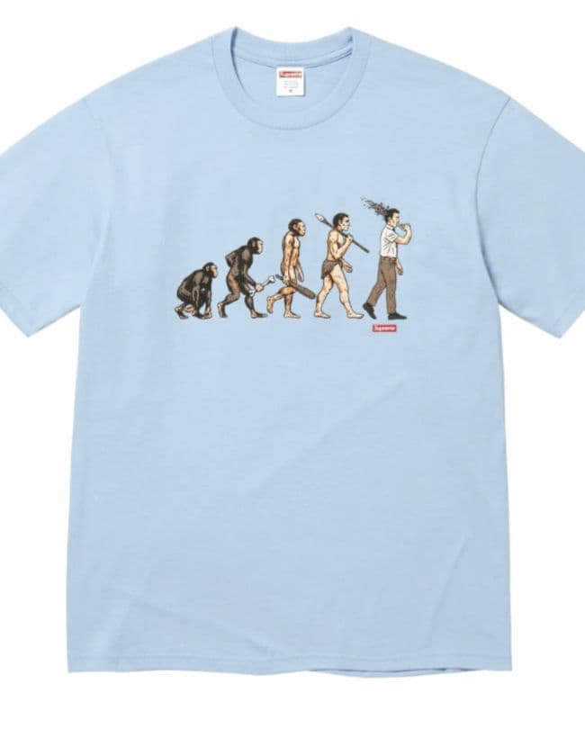 Supreme Evolution Tee PowderBlue　Mサイズ