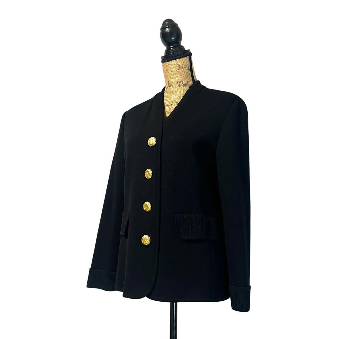 【金ボタン】【L】Yves Saint Laurent カーディガン レディース