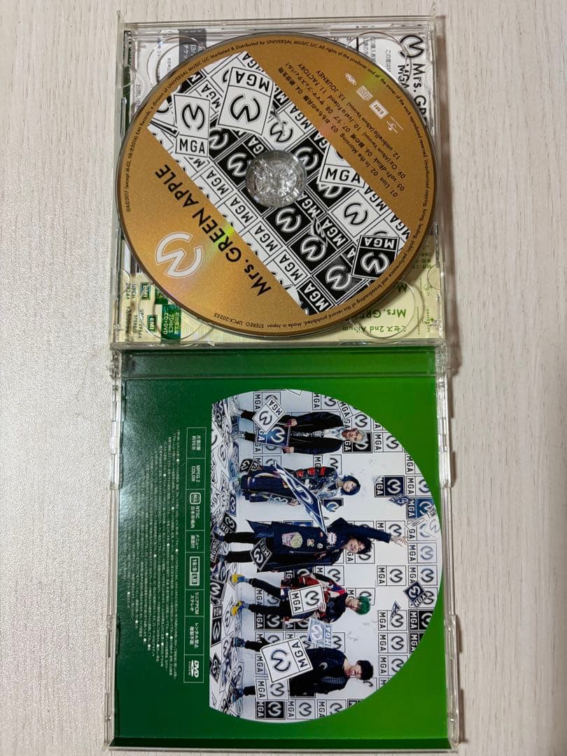 ぺ*‎様 正規品Mrs. GREEN APPLE 初回限定盤 Unity Tシャ