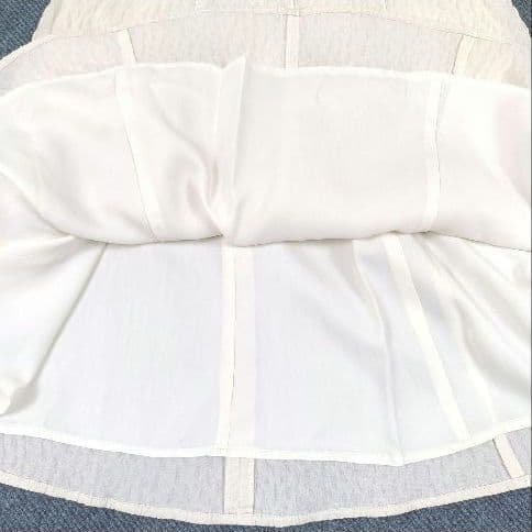コリンヌ様 ANAYI ふくれジャガードノースリーブフレアワンピース 24SS