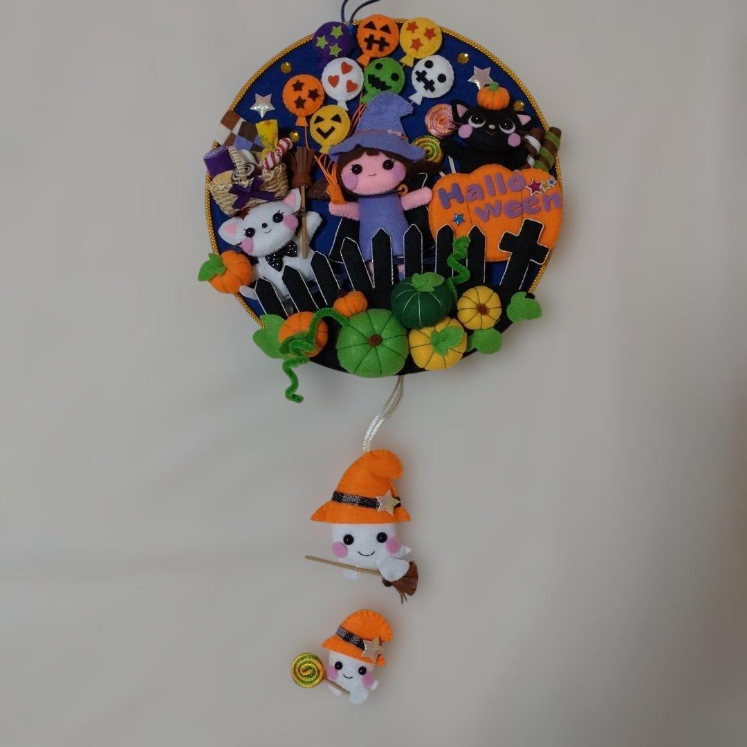 こいのぼりとハロウィンとお月見のおまとめリース