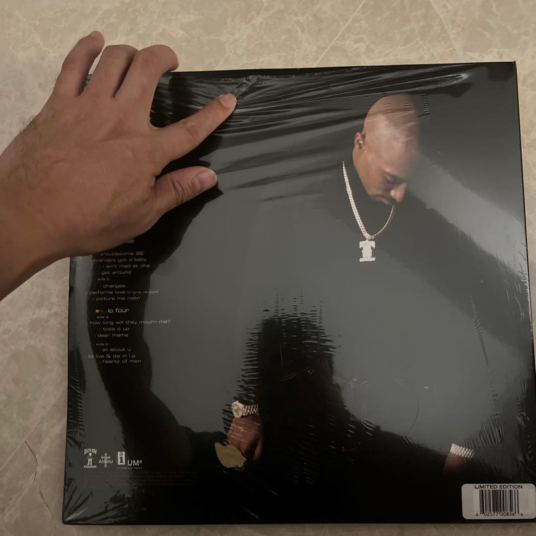 2Pac Greatest Hits 2パック 4LPクリアーカラーレコードレア