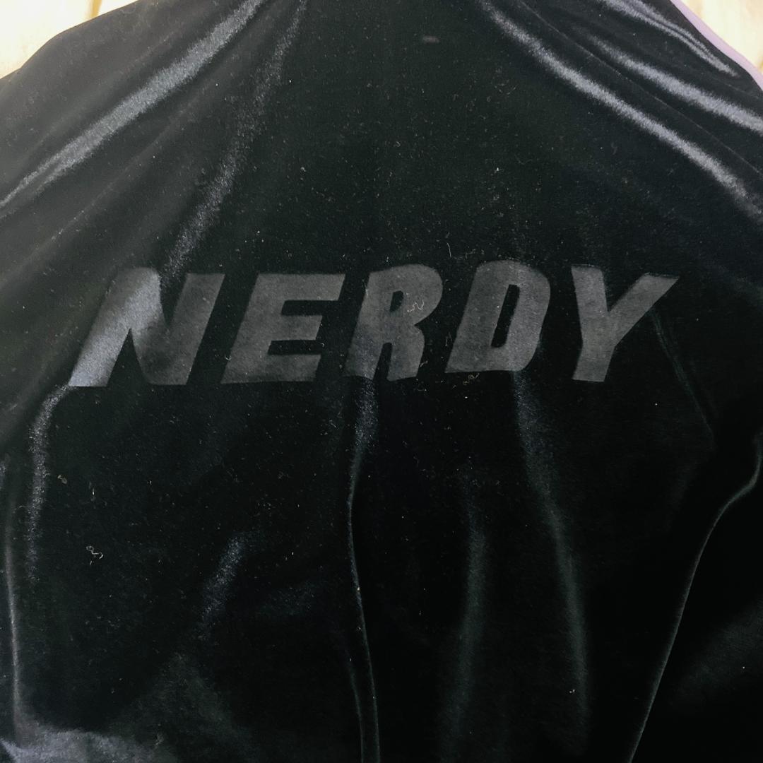 未使用級 ノルディ NERDY ベロア L トラックジャケット