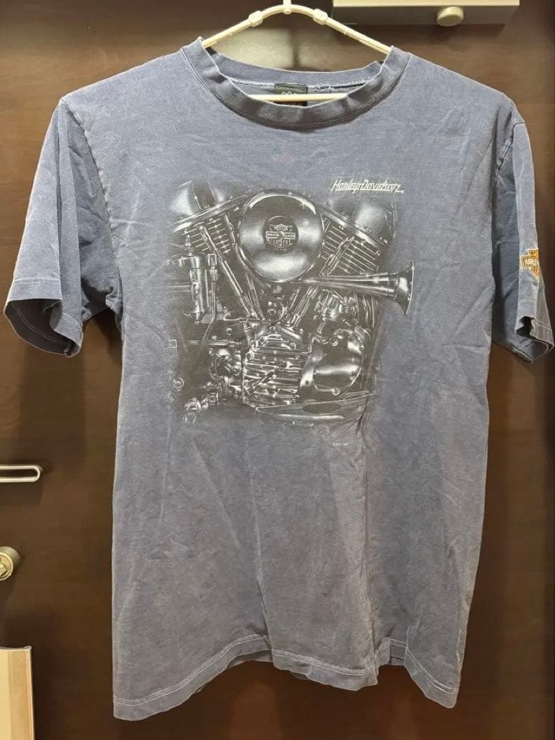 ハーレーダビッドソン　バイクエンジン　ヴィンテージTシャツ