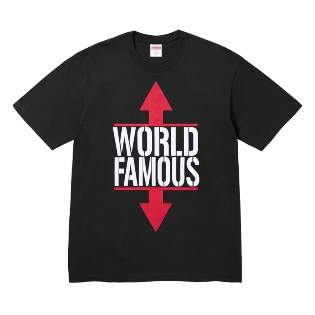 WORLD FAMOUS ブラック Tシャツ