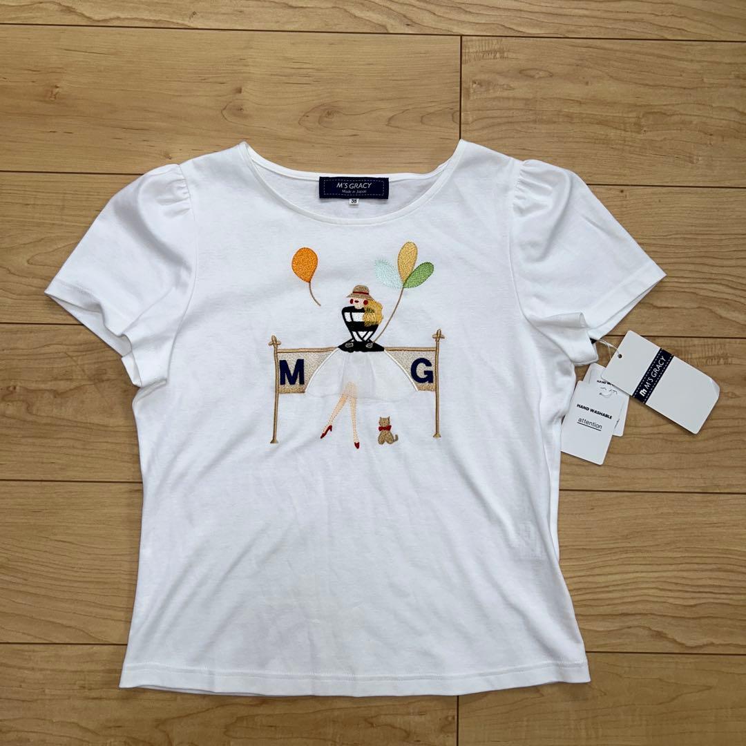 新品✨ エムズグレイシー　女の子モチーフ付きカットソー　カタログ掲載品　38