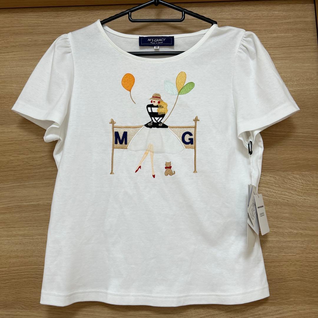 新品✨ エムズグレイシー　女の子モチーフ付きカットソー　カタログ掲載品　38