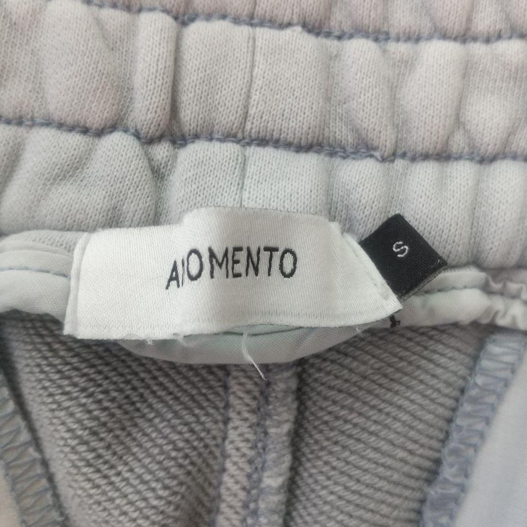AMOMENTO アモーメント デニムスウェットパンツ グレー S