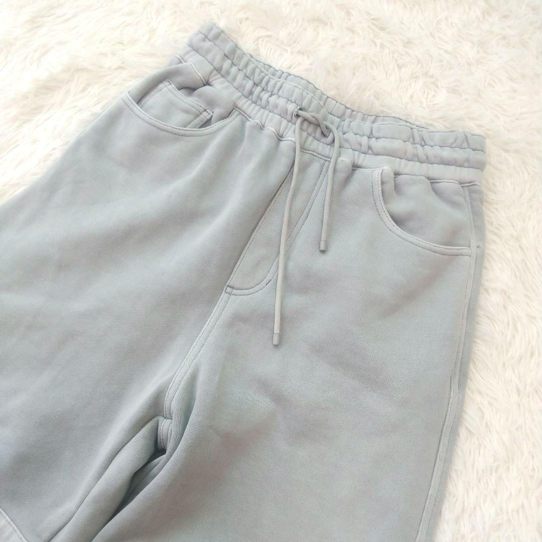 AMOMENTO アモーメント デニムスウェットパンツ グレー S