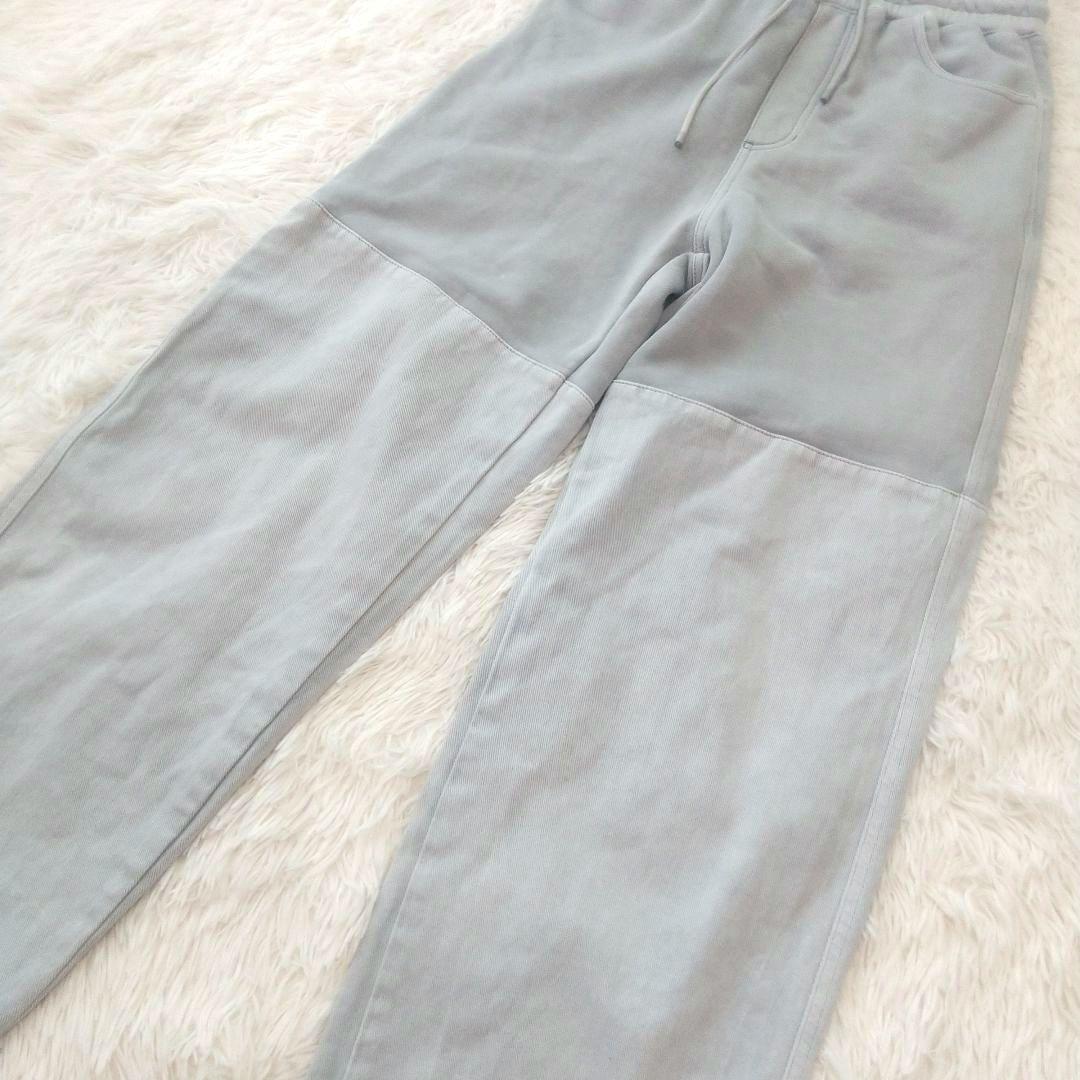 AMOMENTO アモーメント デニムスウェットパンツ グレー S