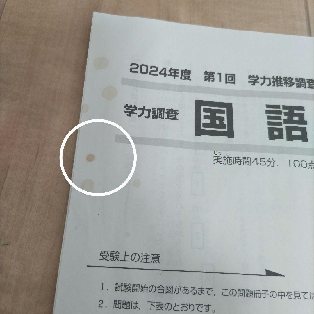 【中2 2024年 第1回 4月】ベネッセ 学力推移調査★書込み無し★