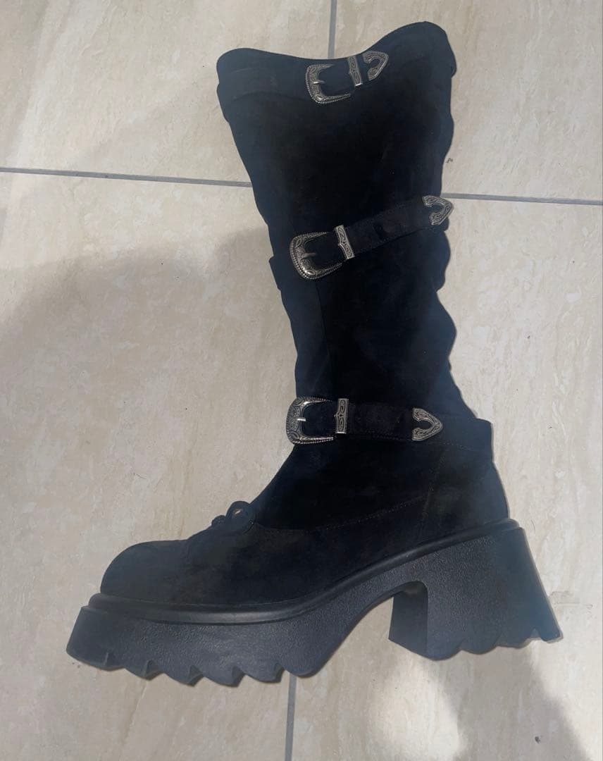 2way kushu-kushu suede boots/2wayスエードブーツ