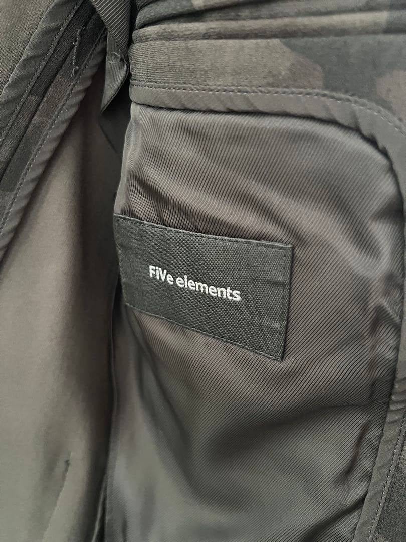AKM+FIVE elements 迷彩柄 テーラードジャケットセットアップ