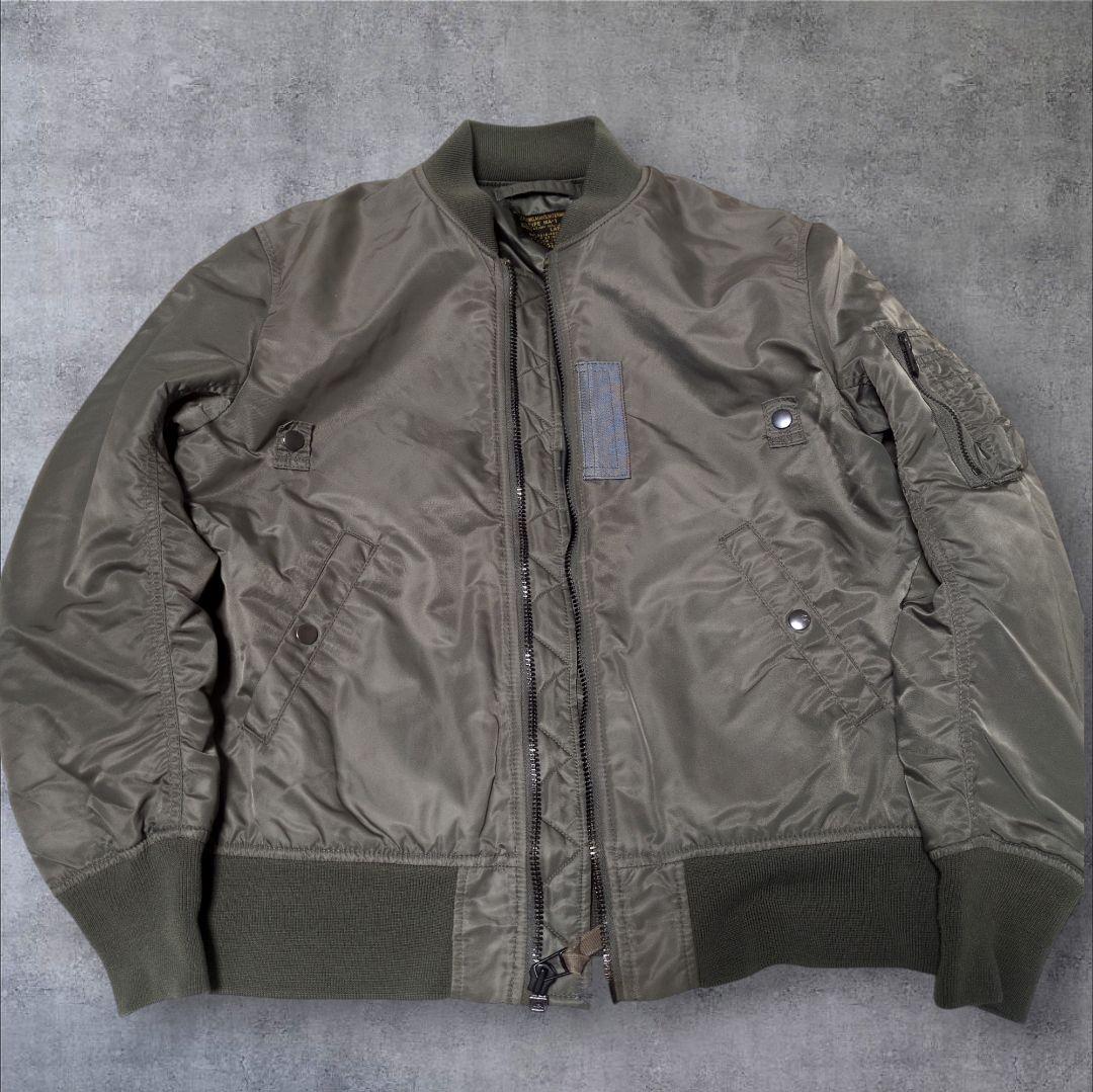 極美品♢WAIPER.inc 米軍 最初期型 MA-1フライトジャケット L
