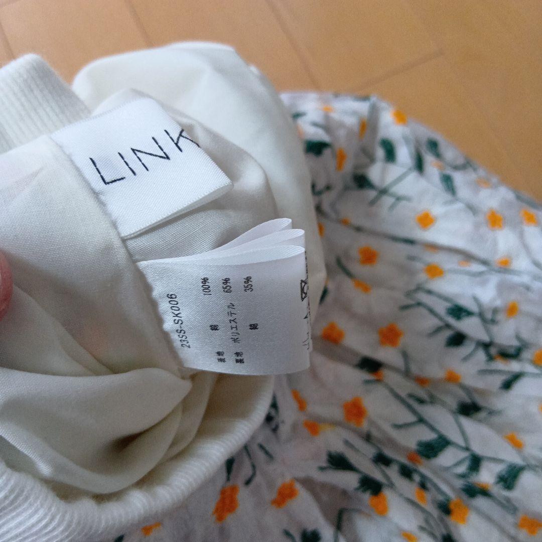LINKABLE フラワーガーデン　 フレアスカート