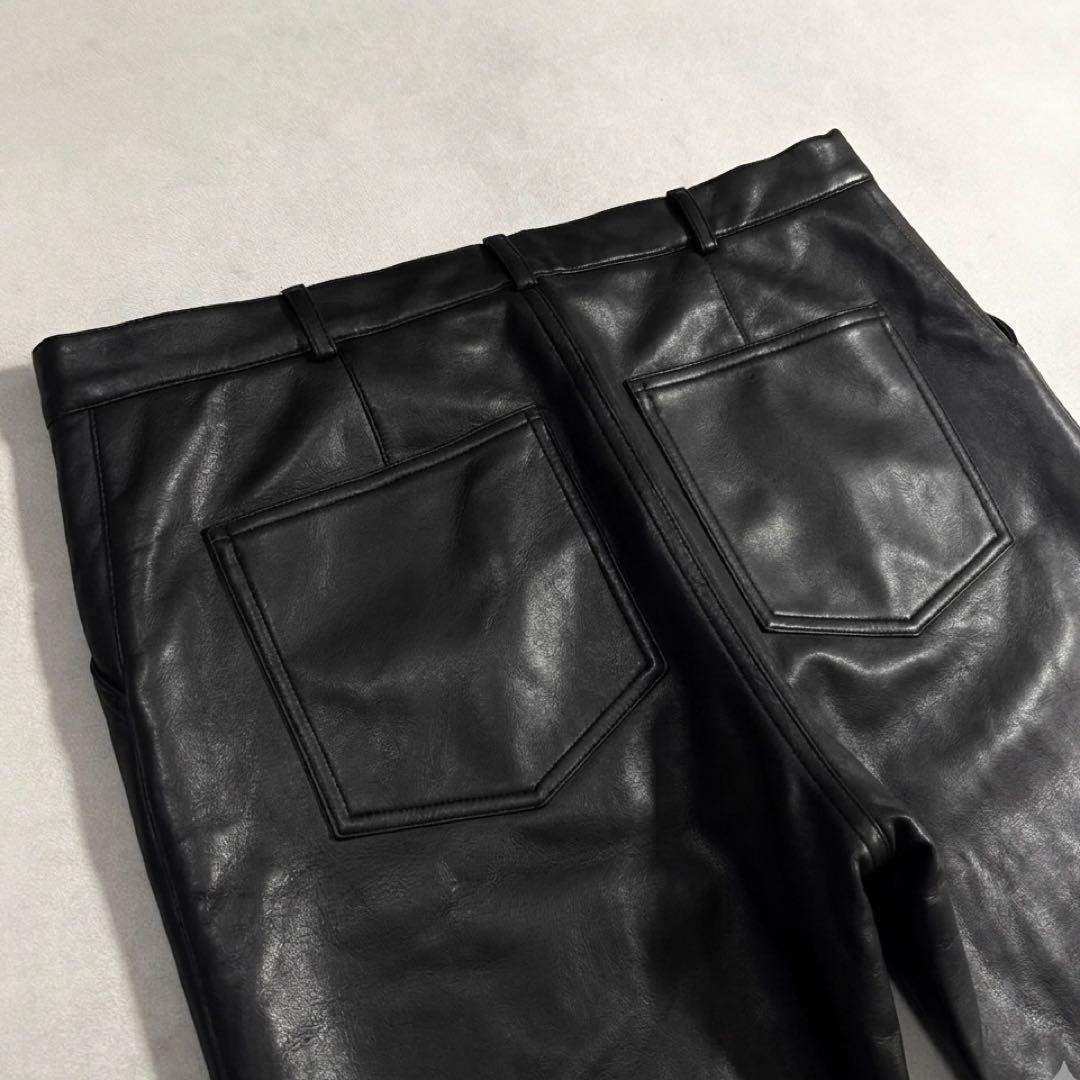 パンツ EMPORIO ARMANI Baggy Leather Pants