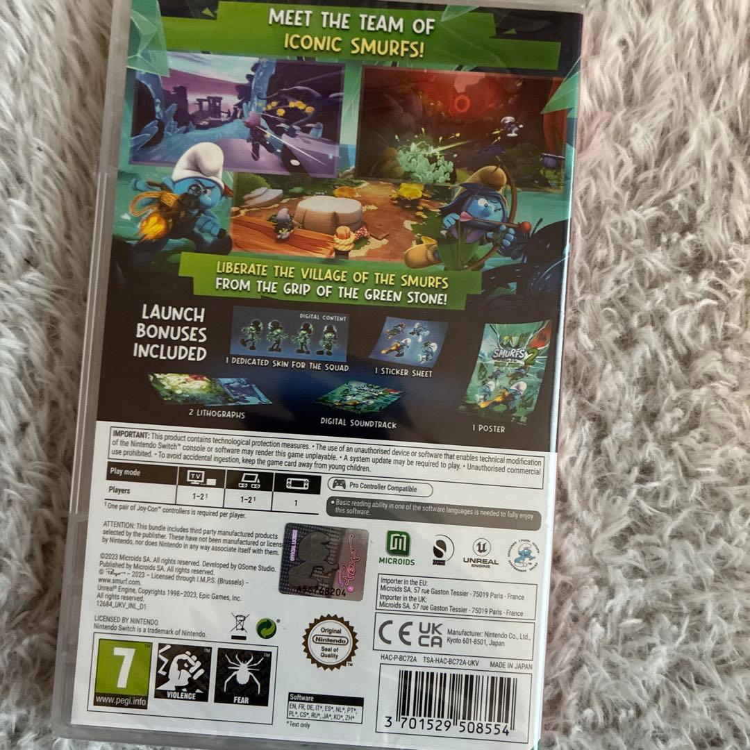 Nintendo Switch The Smurfs 2: The Prisoner of the Green.