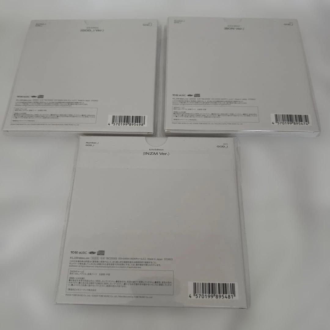 GOD_i iLYs Edition 3枚セット