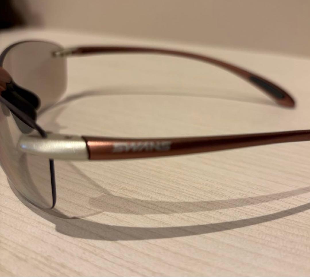 【美品】スワンズ　SWANS Airless-Leaf fit サングラス