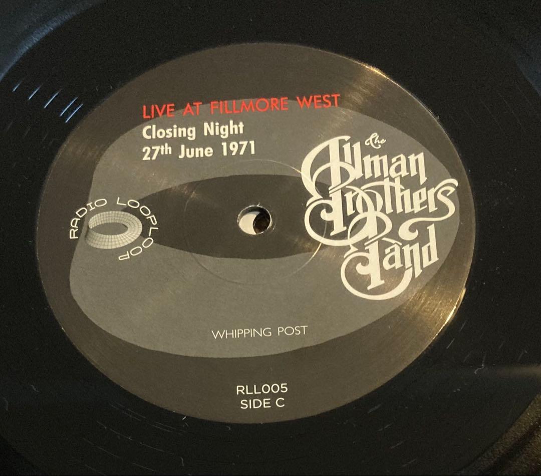 ◾️未発表1971年フィルモアウェスト最終公演■THE ALLMAN BROTHE
