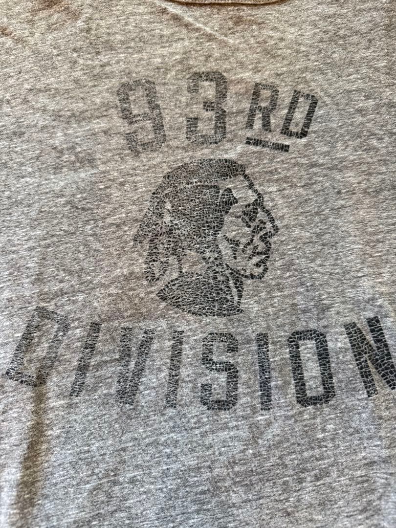 RRL 93rd Division Tシャツ M グレー