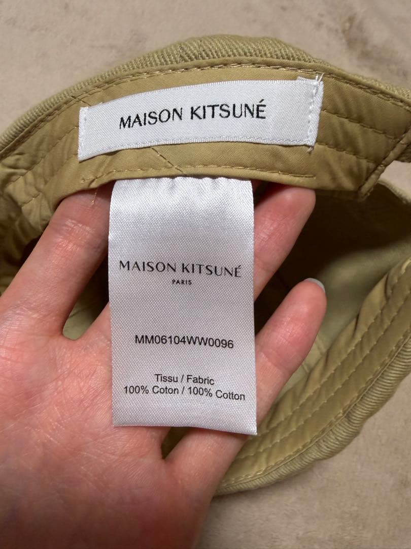 MAISON KITSUNÉ フォックスヘッドキャップ