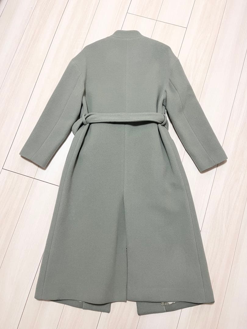 美品 PUBLIC TOKYO ロングコート マキシ丈 ベルト