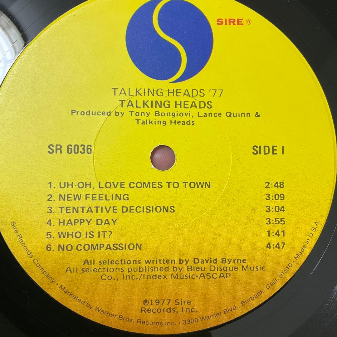 TALKING HEADS 77 トーキングヘッズ　レコード