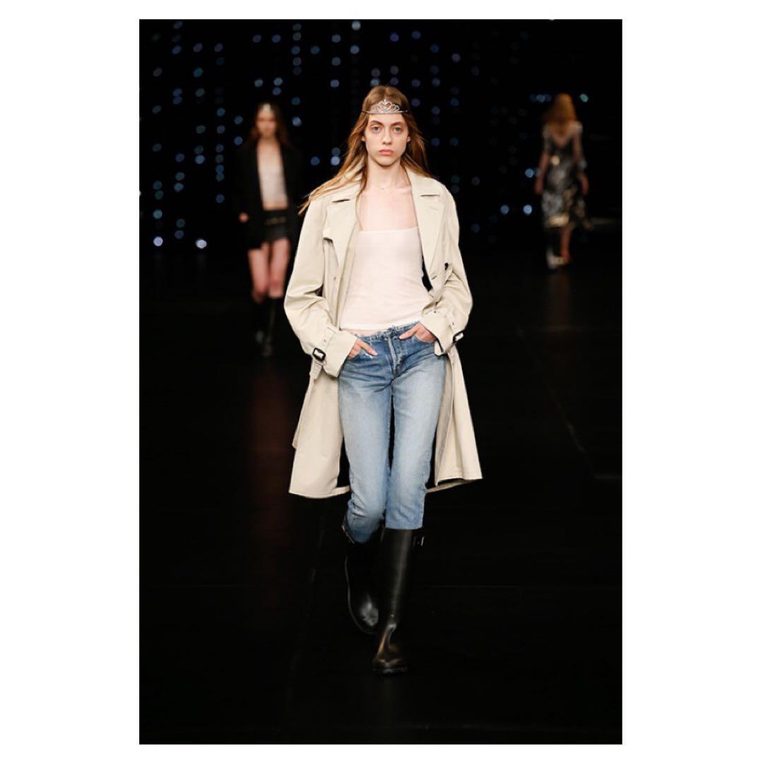 saint laurent y2k hedi期 ラバー レイン ブーツ レア
