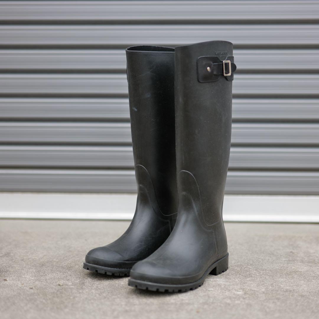 saint laurent y2k hedi期 ラバー レイン ブーツ レア