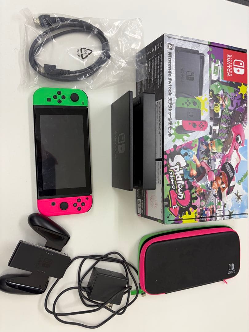 【中古】Switch Nintendo Switch スプラトゥーン2セット