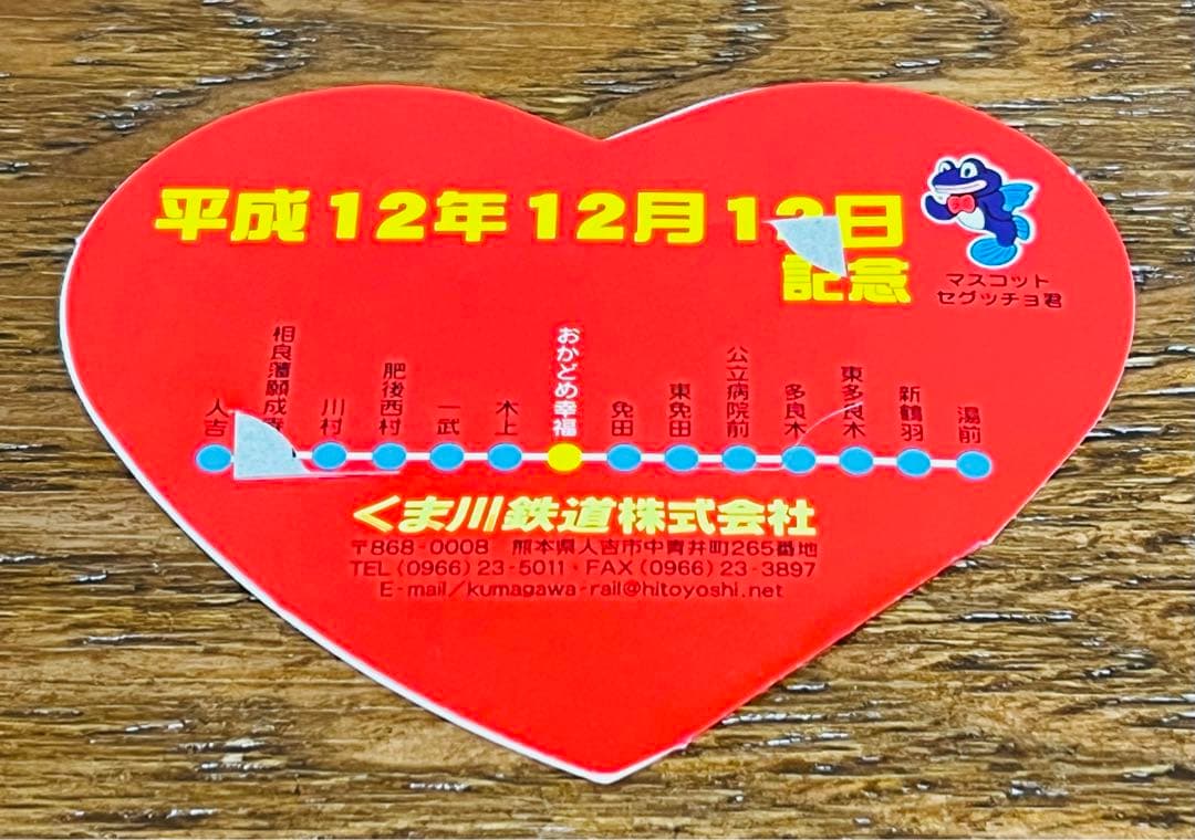 ＪＲ・私鉄　平成１２年１２月１２日の記念乗車券・入場券セット