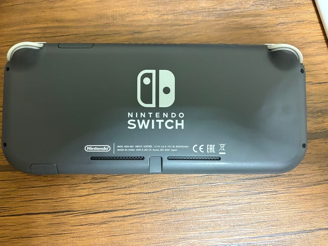 NintendoSwitchLite グレー 本体　充電器　SDカード付き