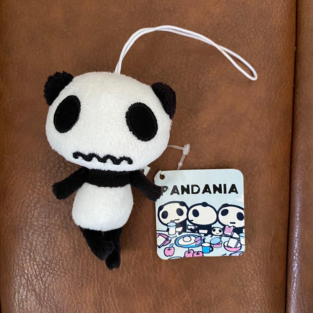 ぱんだにあ　ぬいぐるみマスコット PANDANIA ストラップ 2個セット