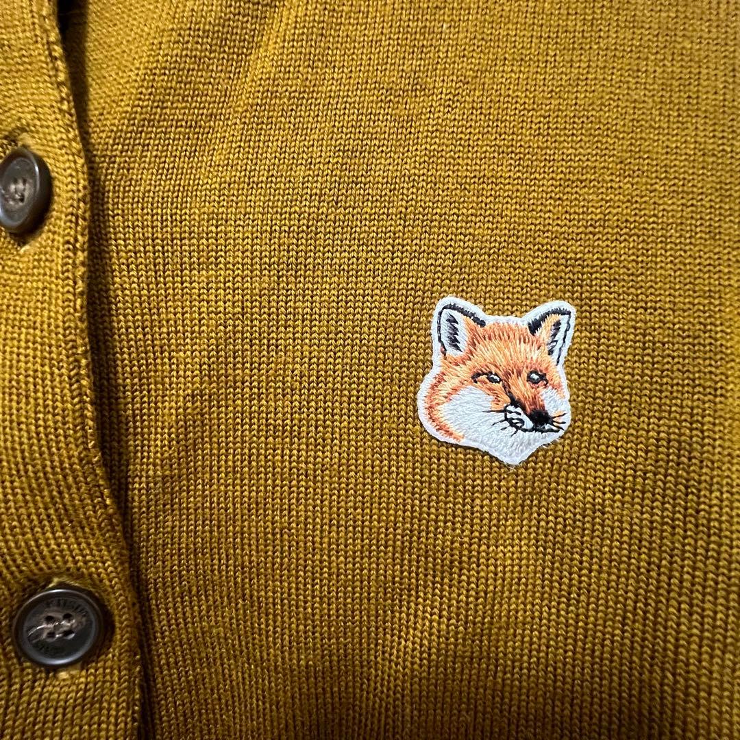 メゾンキツネ　刺繍カーディガン　XS