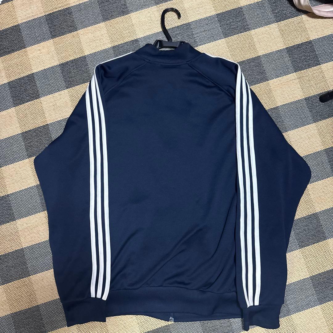 adidas トラックジャケット ネイビー