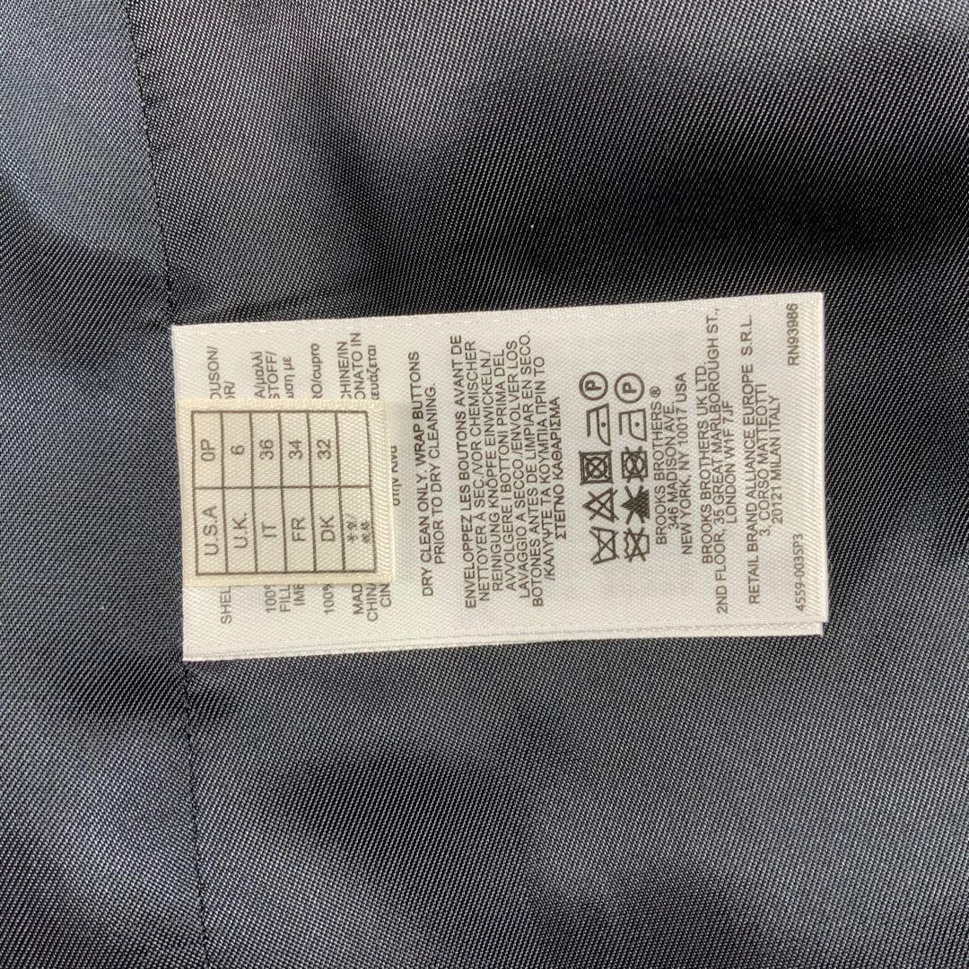 【極美品】ブルックスブラザーズ 紺ブレ　 ダブルブレストジャケット S