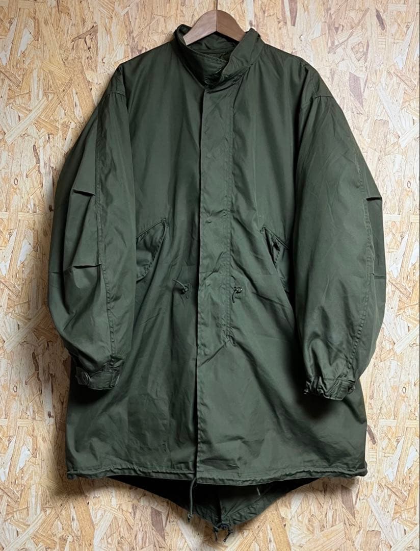 黒ジップ U.S.ARMY M65 フィッシュテールパーカ 米軍実物