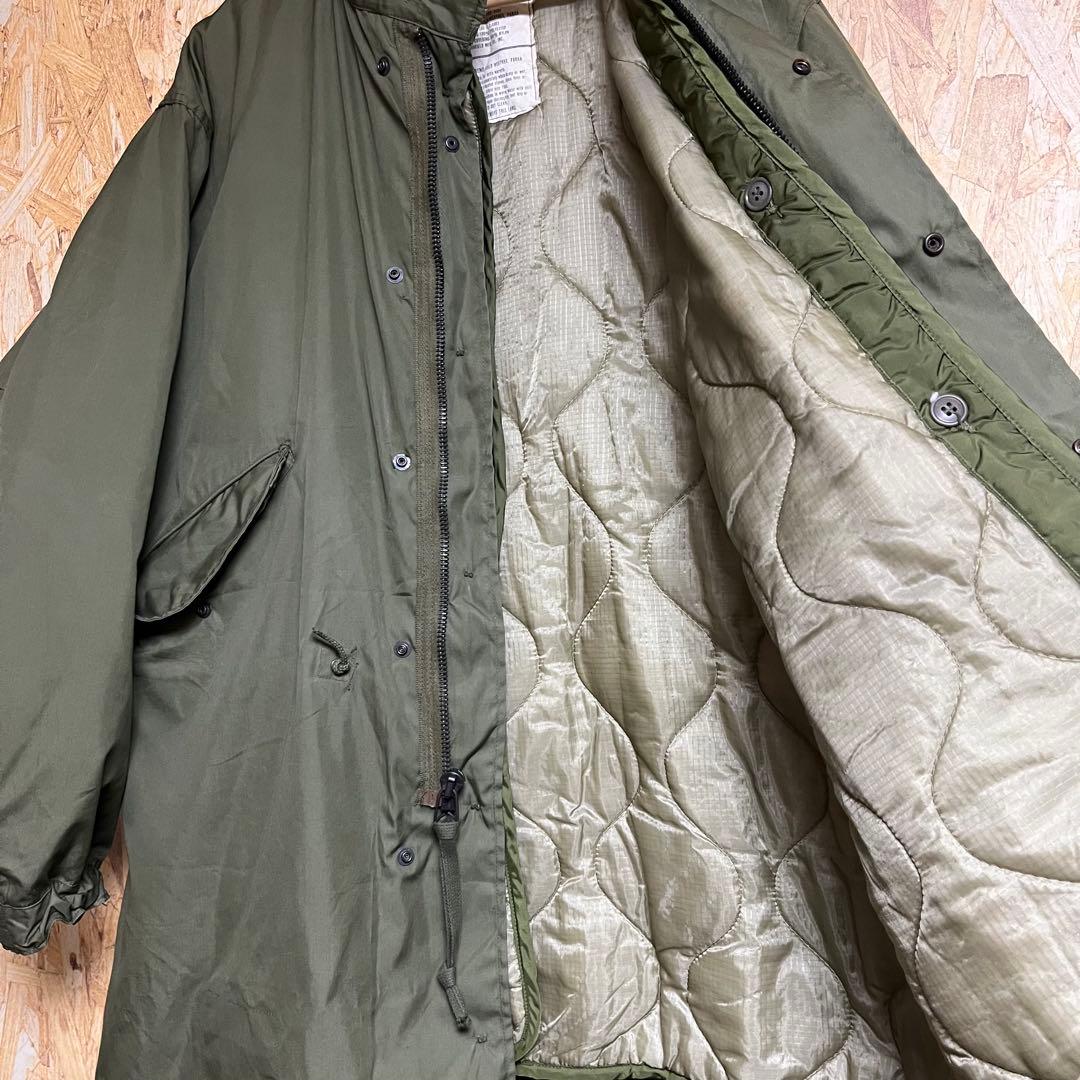 黒ジップ U.S.ARMY M65 フィッシュテールパーカ 米軍実物