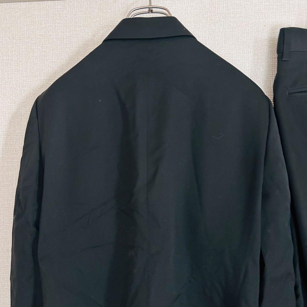 【美品】ヨシオクボ　セットアップ　スーツ　最高級　日本製　ブラック　希少品