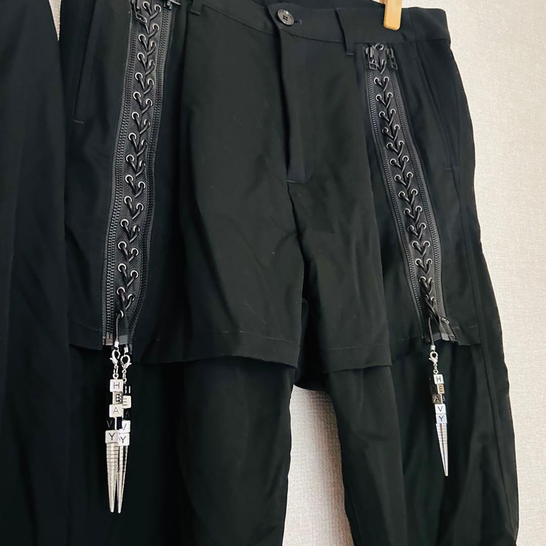 【美品】ヨシオクボ　セットアップ　スーツ　最高級　日本製　ブラック　希少品