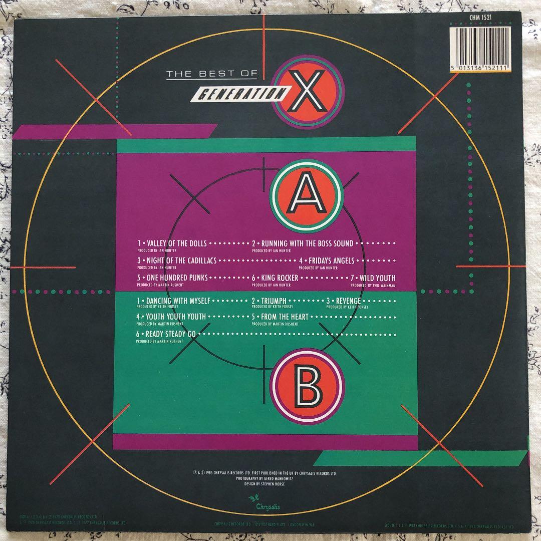 UK初回オリジナル盤 3枚セット GENERATION X