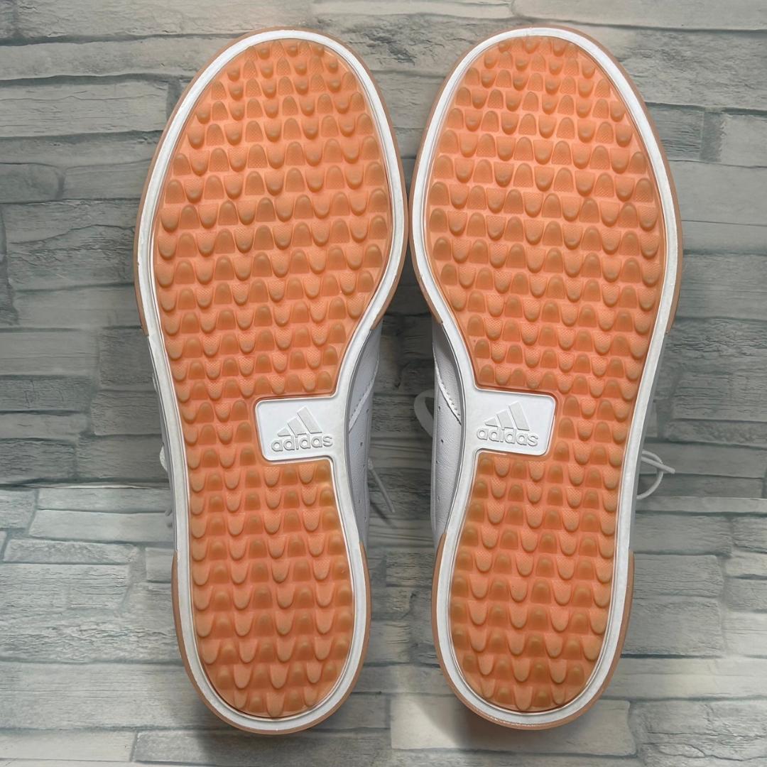 【極美品】adidas　アディクロス スパイクレス ゴルフシューズ