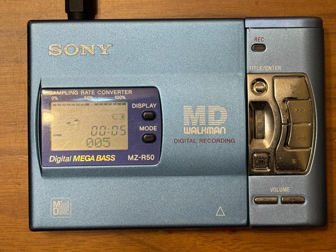 SONY MZ-R50 ポータブルMDプレーヤー