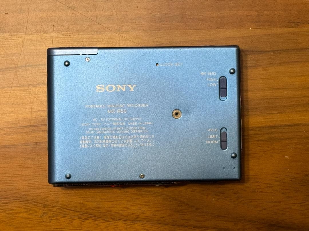 SONY MZ-R50 ポータブルMDプレーヤー