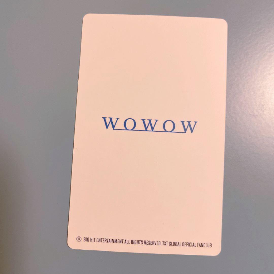 txt wowow トレカ スビン